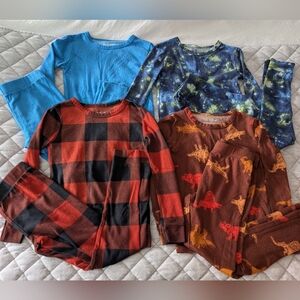 Cat & Jack Boys Sleepwear Pajama set, Set Of 4x, Size 6